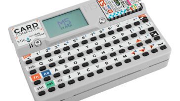 Cardputer ESP32-S3 keyboard display