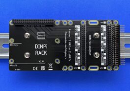 Le montage sur rail DIN fonctionne avec toutes les cartes Raspberry Pi et les SBC compatibles avec un en-tête GPIO à 40 broches 17 DINPi Rack Raspberry Pi DIN Rail mount