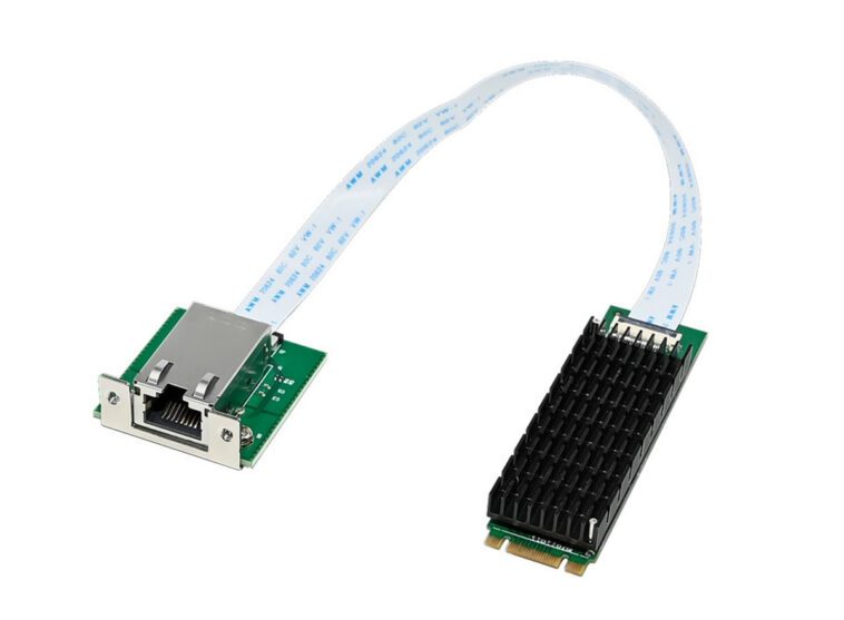 La carte réseau M.2 10GbE se vend 86 $ 1 La carte réseau M.2 10GbE se vend 86 $