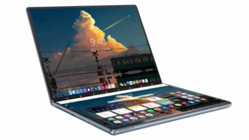 Dual-screen laptop Intel Processor N100