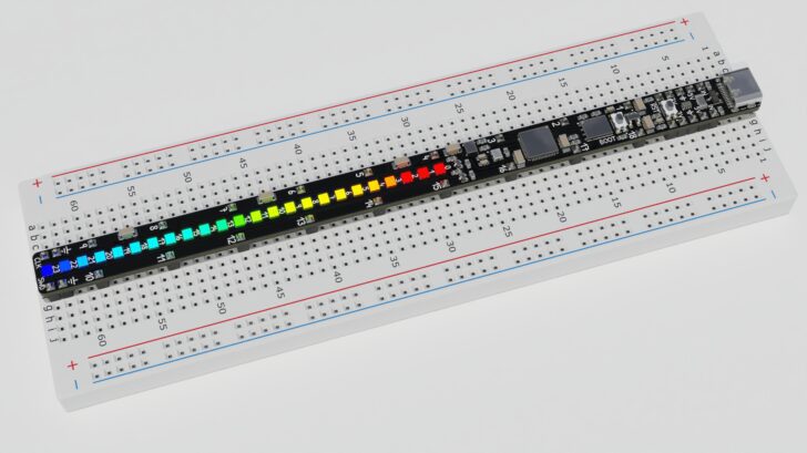 Ausla Carte De Développement RP2040 Micro Bit – PCB, LED 5x5 Programmables, Compatible PICO, STEM Pour Ado