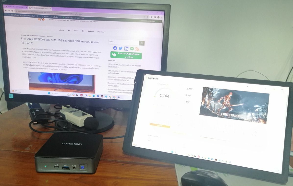 Examen du mini PC GEEKOM Mini Air12 avec Windows 11 Pro (Partie 2)