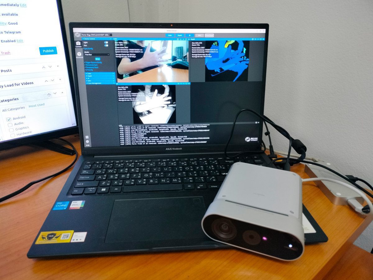 Examen de la caméra de profondeur Orbbec Femto Mega 3D - Partie 1 : Déballage, démontage et premier essai 40 Examen de la caméra de profondeur Orbbec Femto Mega 3D - Partie 1 : Déballage, démontage et premier essai