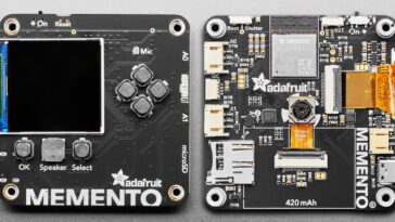 MEMENTO est un module de caméra DIY programmable basé sur ESP32-S3, CircuitPython ou Arduino