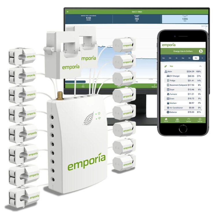 Le moniteur d'énergie Emporia Vue Gen 2 est livré avec 16 pinces CT, prend en charge l'alimentation monophasée et triphasée 1 Le moniteur d'énergie Emporia Vue Gen 2 est livré avec 16 pinces CT, prend en charge l'alimentation monophasée et triphasée