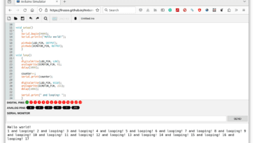 ArduinoSimulator est un simulateur Arduino open source qui s'exécute dans votre navigateur Web