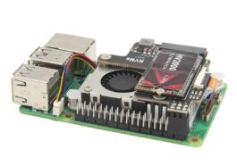 Geekworm x1003 NVMe SSD adaper Raspberry Pi 5 active cooler