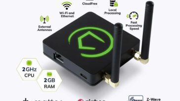 Le hub domotique Hubitat Elevation modèle C-8 Pro prend en charge les appareils Zigbee, Z-Wave et Matter