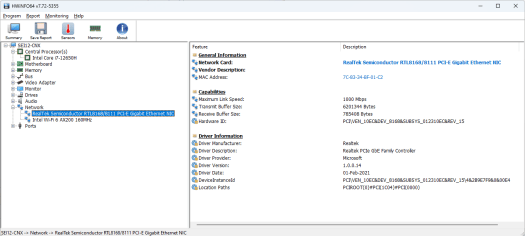 RealTek RTL8168 RTL8111 HWInFO64 RealTek RTL8168 RTL8111 HWInFO64