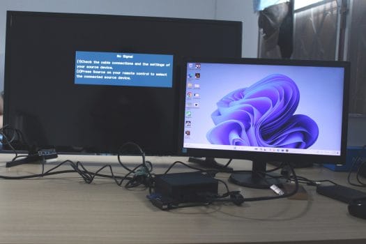 Beelink SEi12 i7 12650H DisplayPort Connect TV Beelink SEi12 i7-12650H DisplayPort Connect TV échoue