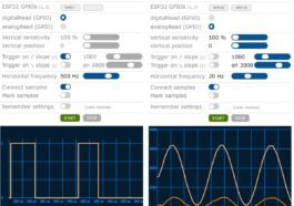 Esp32_oscilloscope Le micrologiciel Arduino transforme votre carte ESP32 en un oscilloscope Web