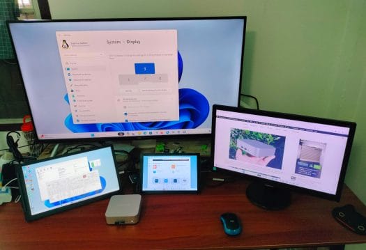 Écran quadruple GEEKOM A7