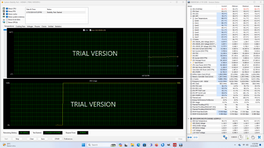 Test de résistance AMD Ryzen 9 7940HS AIDA 64