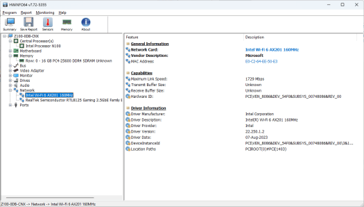 Wi-Fi 6 AX201 Windows 11