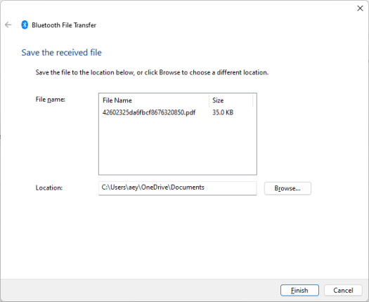 Fichier reçu MINIX Z100-0dB Bluetooth