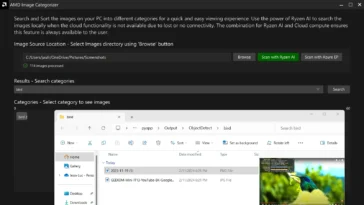Test du moteur AI d'AMD Ryzen 9 7940HS sous Windows 11