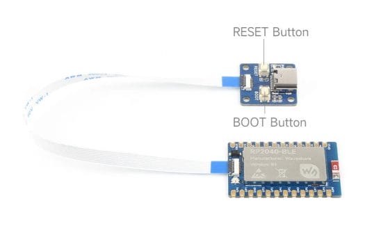 Module Bluetooth Raspberry Pi RP2040 et carte USB-C
