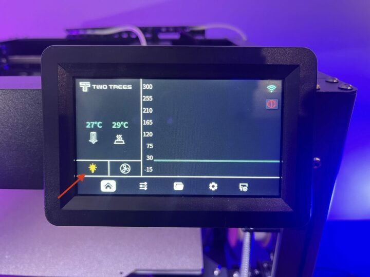 Lampe LED ouverte pour imprimante 3D Two Trees SK1 Lampe LED ouverte pour imprimante 3D Two Trees SK1