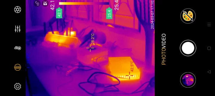 Interface utilisateur Android Xtherm