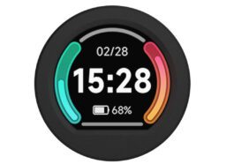 L'écran arrondi de 0,99" alimenté par Raspberry Pi RP2040 est logé dans un boîtier métallique CNC 18 Waveshare RP2040 LCD 0.99 B Rounded Display
