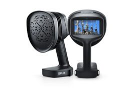 La caméra d'imagerie acoustique FLIR Si2 est dotée de 124 microphones pour détecter les fuites et les défauts jusqu'à 200 mètres de distance. 10 FLIR SI2 acoustic imaging camera