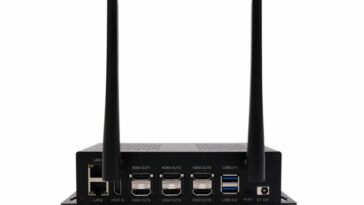 RK3588 embedded computer 6x HDMI video wall