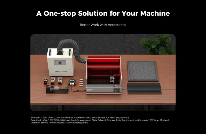 Graveur laser entièrement fermé Creality Falcon2 Pro