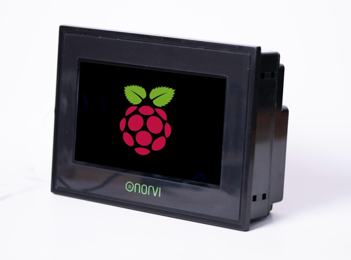 L'IHM industrielle Raspberry Pi CM4 de 7 pouces offre des entrées Gigabit Ethernet, RS485 Modbus, numériques et analogiques 4 NORVI RPI-HMI Industrial Controller