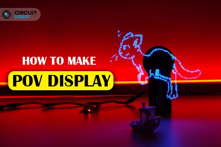 Construire un affichage POV haute résolution en utilisant ESP32 1 Build your own POV display