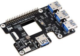 Waveshare PCIe vers USB 3.2 HAT+ ajoute quatre ports USB au Raspberry Pi 5 22 Waveshare