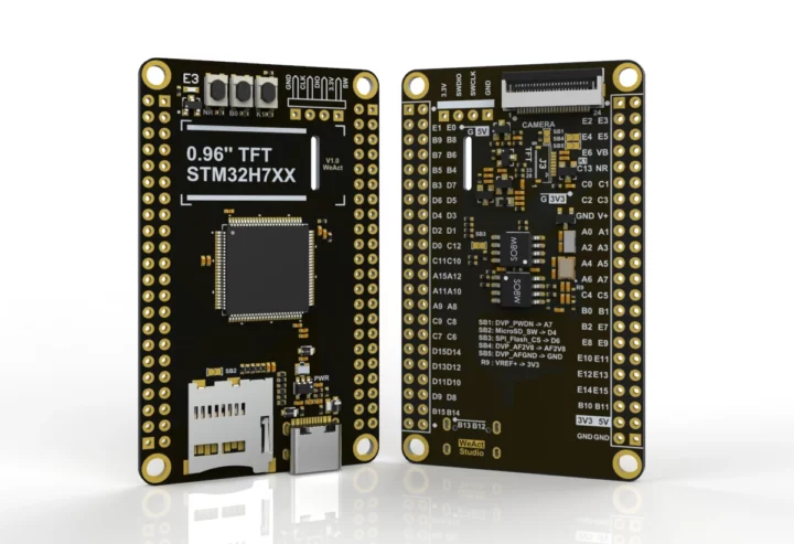 Carte compatible WeAct STM32H743 OpenMV
