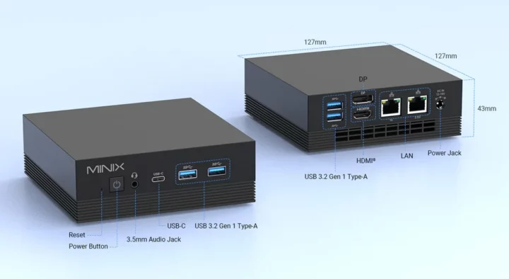 Spécifications du MINIX Z100-AERO