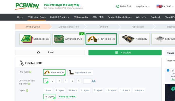PCBWay ajoute de nouveaux paramètres à ses services flexibles de fabrication de PCB (Sponsorisé) 12 Pcbway Ajoute De Nouveaux Paramètres à Ses Services Flexibles De