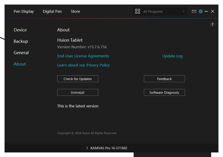 À propos de Huion Tablette À propos de Huion Tablette