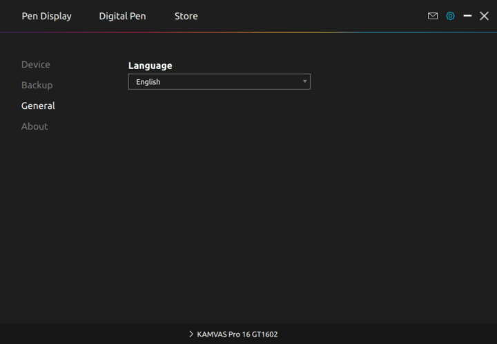 Options générales de la HuionTablet Ubuntu Options générales de la HuionTablet Ubuntu