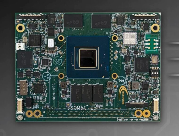 Le SoM intégré Intel Agilex 5 SoC FPGA cible les équipements 5G, les réseaux 100GbE et les applications Edge AI/ML 1 Hitex eSOM5C-Ex