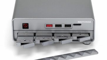 Le mini PC Maiyunda M1 Alder Lake-N est livré avec quatre emplacements SSD M.2 NVMe à dégagement rapide, quatre ports 2,5 GbE