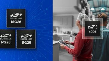Les microcontrôleurs AI Silicon Labs MG26, BG26 et PG26 Cortex-M33 offrent jusqu'à 3 200 Ko de mémoire Flash, 512 Ko de RAM et 64 GPIO