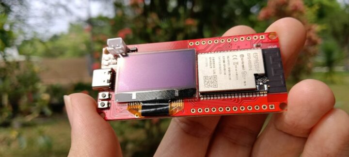 The top side of the PCB. 1713278009 605 Test MaUWB DW3000 avec STM32 AT Command Utilisation dArduino pour