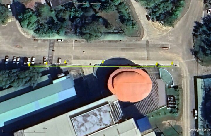 Test de télémétrie en extérieur au bâtiment de la CSIT. Test de télémétrie en extérieur au bâtiment de la CSIT.