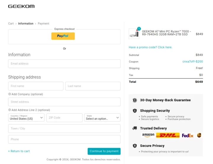 GEEKOM A7 200 dollars de réduction GEEKOM A7 200 dollars de réduction