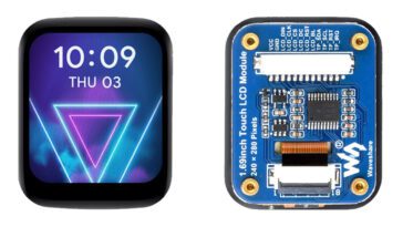 Waveshare 1.69-inch Round IPS LCD Display Module with Touch Panel