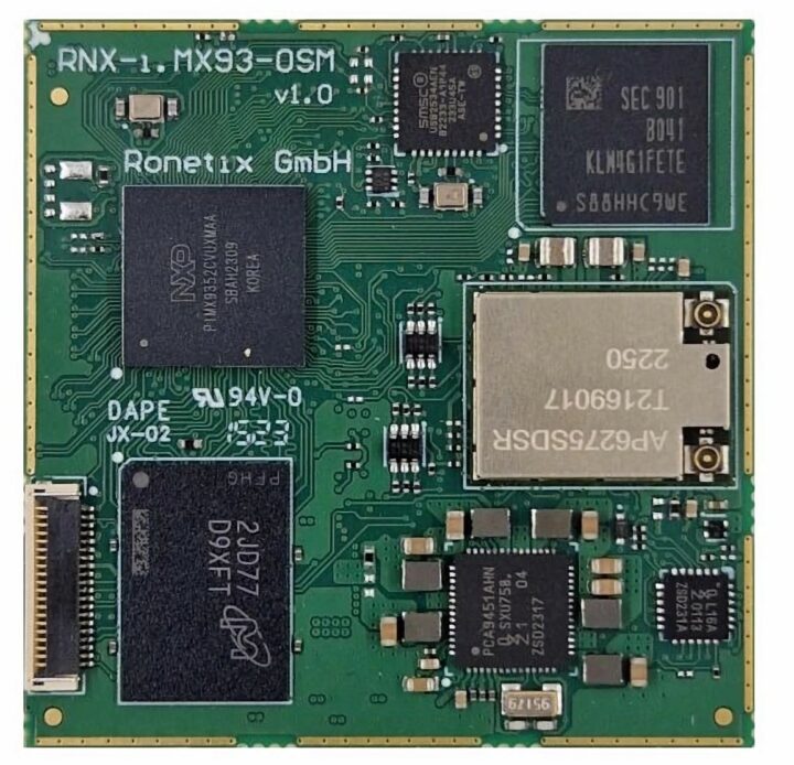 RNX iMX93OSM Ronetix RNX iMX93 OSM i.MX93 SoM