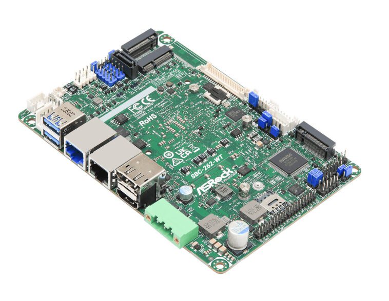 La carte mère ASRock SBC-262M-WT de 3,5 pouces est équipée d'un processeur Intel Atom X7433RE Amston Lake 1 Amston Lake 3.5-inch motherboard