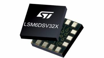 STMicro LSM6DSV32X AI motion sensor