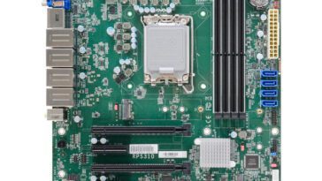 DFI industrial microATX motherboard