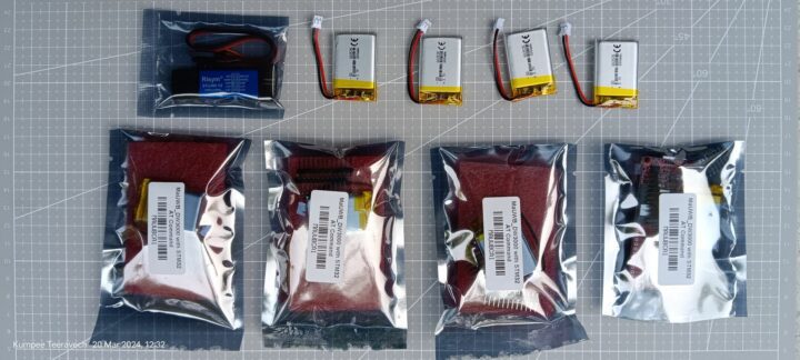 The recevied components. Test MaUWB DW3000 avec STM32 AT Command Utilisation dArduino pour