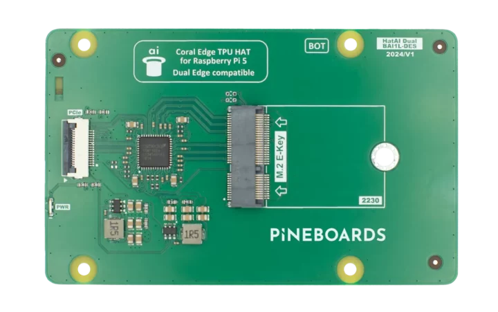 Planches de pin Google Coral Dual Edge HAT