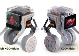 XGO-Rider self-balancing ESP32 robot with BBC micro:bit or Raspberry Pi CM4 module