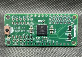 Lattice FeatherWing - Une carte FPGA complémentaire alimentée par iCE40 pour Adafruit Feather 5 Lattice FeatherWing An iCE40 Powered Add On Board for Adafruit Feather